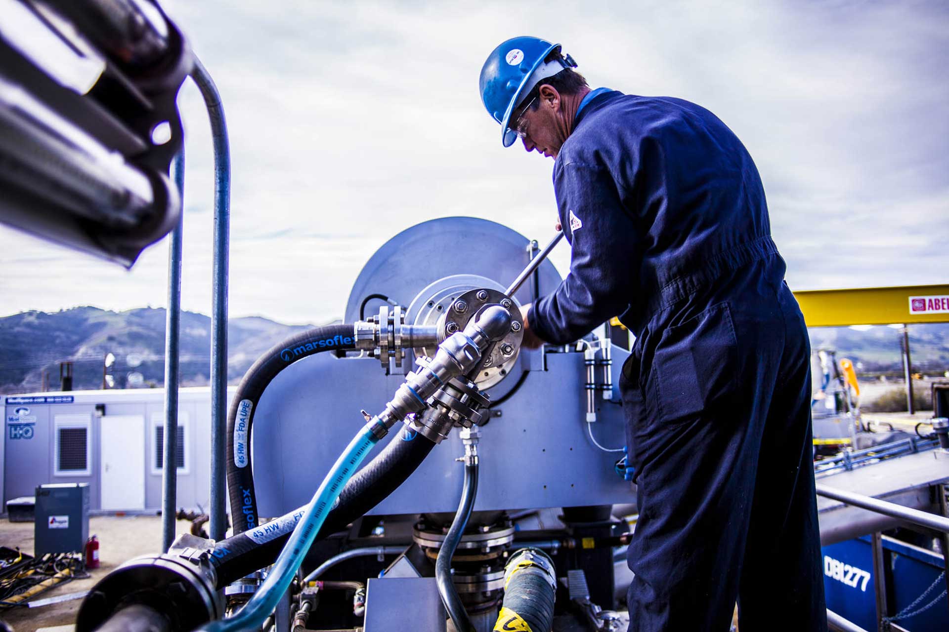 Image of worker on site